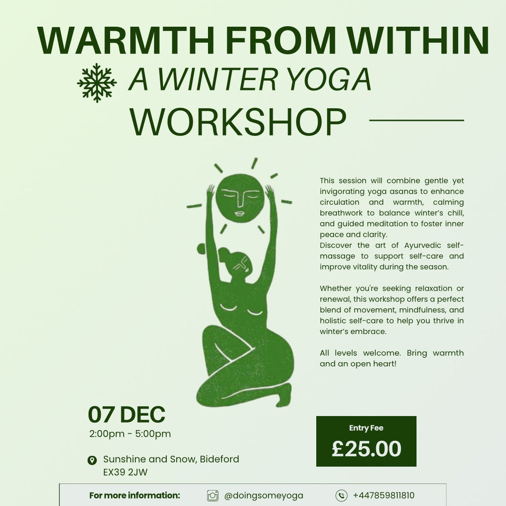 Poster for the Yoga Event on the 7th December